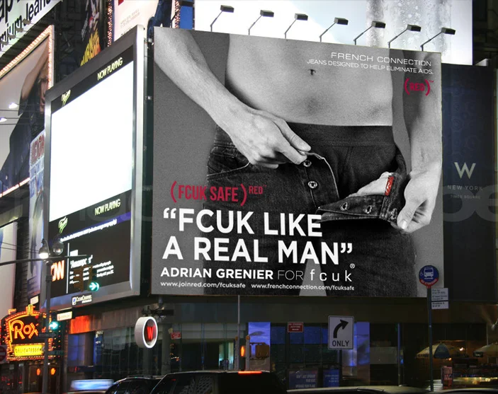 FCUK billboard