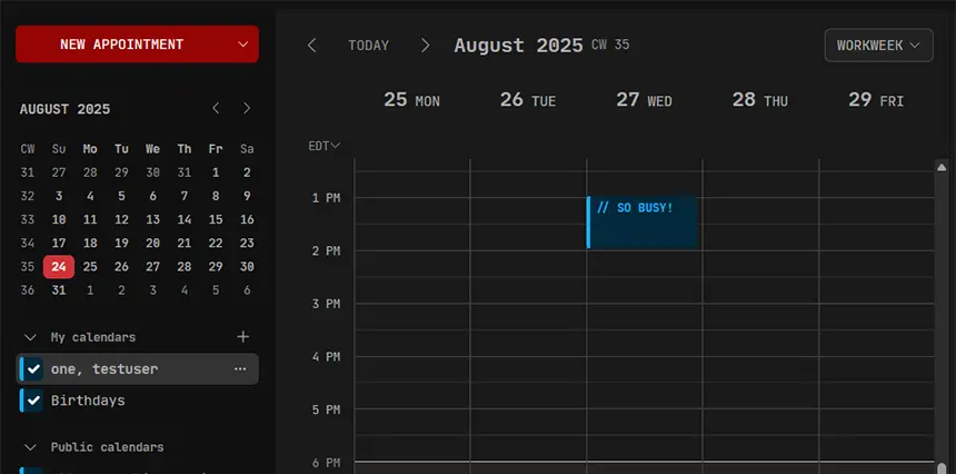 Calendar
