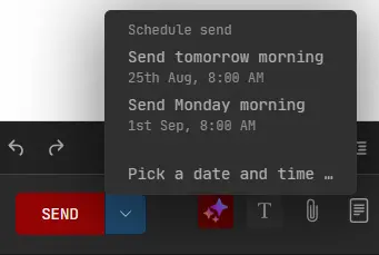 Schedule Send