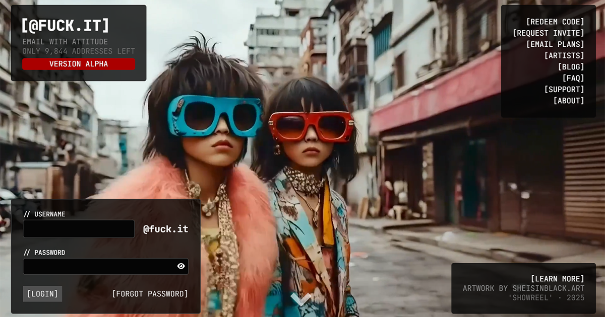 Show HN: Fuck.it] – Email with Attitude